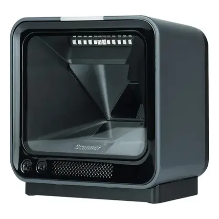 Leitor De Código Barras Scanner Suporte Qr 1d 2d Preto 5vusb Preto