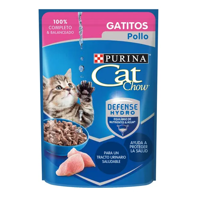 Sachet Cat Chow Gatitos Pollo 85 Gr