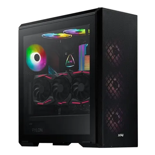 Gabinete Gamer Xpg Defender Mid Tower Atx Templado Vento 120