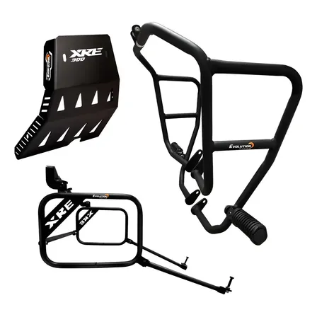 Protetor Carenagem + Kit Acessorios Xre 300 Xre300 2022 Preto