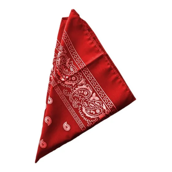 Pañoleta Bandana Estampada Algodón Grande Colores 52cm