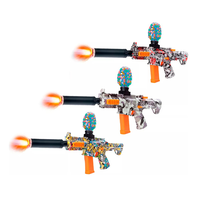 Arma De Gel Elétrica G34 Bolinhas Submetralhadora Automática Arma De Gel Elétrica G34 Bolinhas Submetralhadora Automática