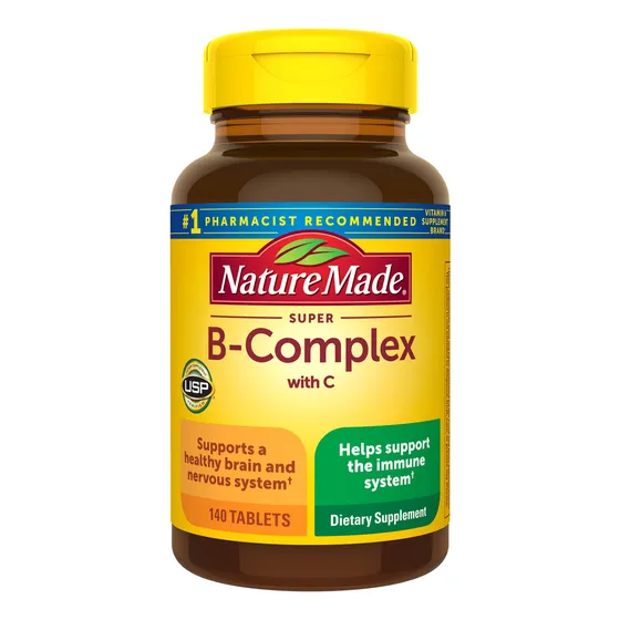 Suplemento Nature Made Super B Complex Con Vitamina C 140 Ta