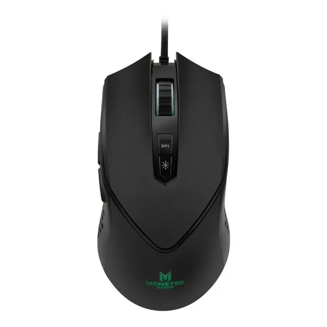 Mouse gamer de juego Monster Games Thunderstorm M5061 negro