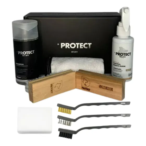Kit De Limpeza E Cuidados Para Tênis/sneakers + Escovas