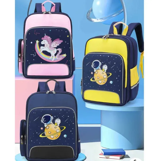  Mochila Escolar Grande Dibujos Animados Para Niños Y Niñas