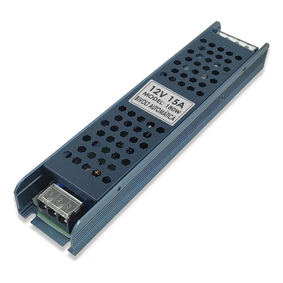 Fonte Driver Dimerizável 12v 15a 180w Fita Perfil Led Bivolt