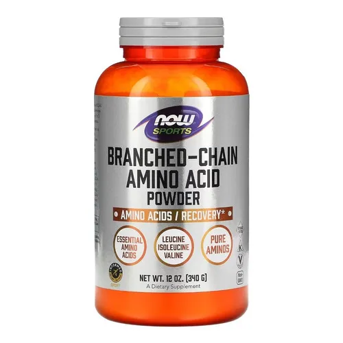 Now Sports Polvo De Aminoácidos Cadena Ramificada 340g Sabor Sin Sabor