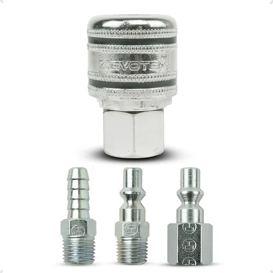 Engate Rápido De 1/4 Fêmea - Kit Conexoes P/ Compressor Pro