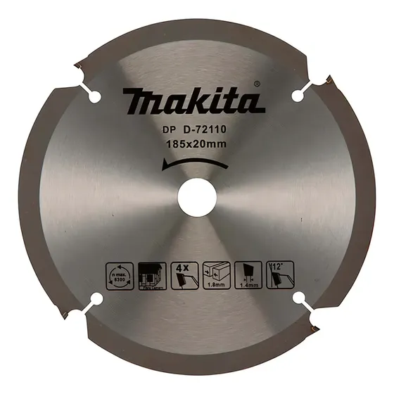 Disco De Sierra 7-1/4''x1,8x20mm 4 D Fibrocemento - Makita