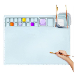 Paleta De Pigmentos, Prancheta De Desenho De Silicone, Pintu Paleta De Pigmentos, Prancheta De Desenho De Silicone, Pintu