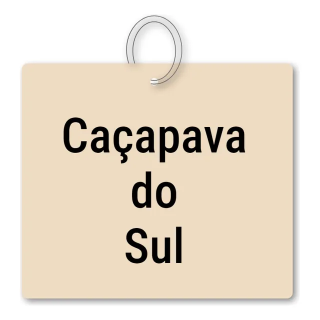 Chaveiro Caçapava Do Sul Mdf Mochila Bolsa Mala