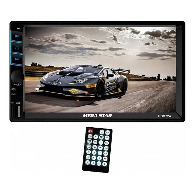 Dvd Player Automotivo Mega Star Tela 7.0  Sd/usb/bluetooth