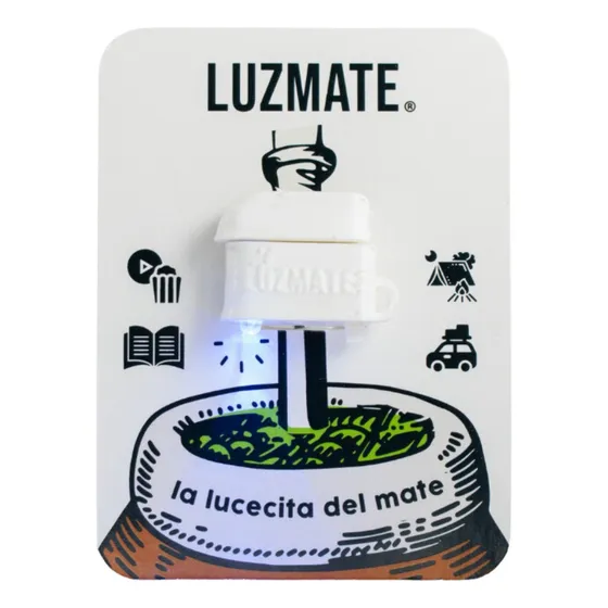Luz Mate A Pila Bombilla Para Oscuridad Evita Quemaduras Color Blanco