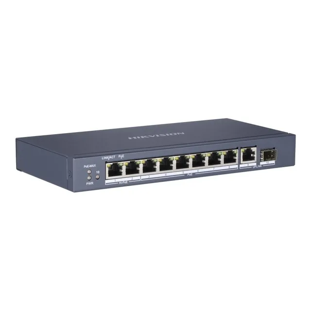 Switch Poe+ 6 Puertos Poe+ 2 Hi-poe + 1 Sfp + 1 Gigabit 300m