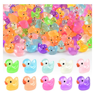 120 Mini Patos De Resina Luminosos Que Brillan En La 120 Mini Patos De Resina Luminosos Que Brillan En La