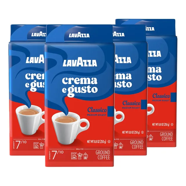 Lavazza Crema E Gusto Italy 4 Paquetes De 250g C/u