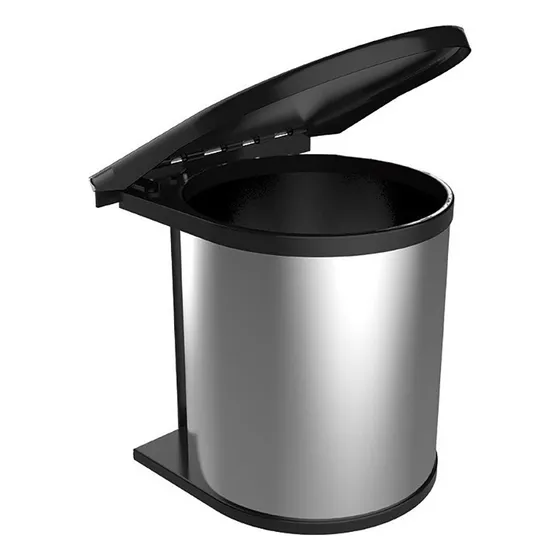 Papelera De Acero Inoxidable Marca Posh 12litros