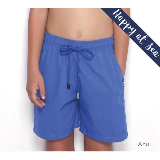 Short De Baño En Microfibra Unicolor Beachman  