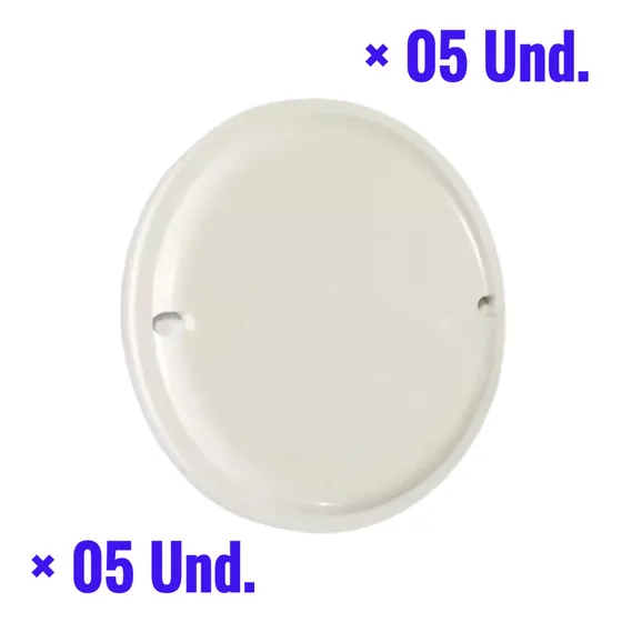 Tapa Redonda Tubrica 4  Ciega Pvc