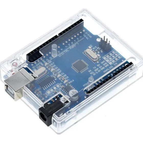 Kit 5x Case Capa Protetora Para Arduino Uno R3 Acrílico