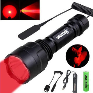 Linterna Led Rojo C8 Vastfire Mas Accesorios 350 Lumemes Linterna Led Rojo C8 Vastfire Mas Accesorios 350 Lumemes