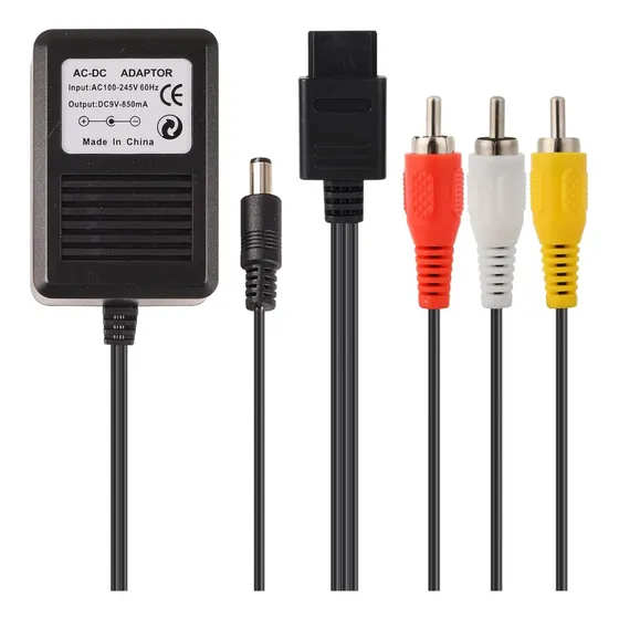 Fonte Para Super Nintendo Compatível Bivolt + Cabo Imagem 