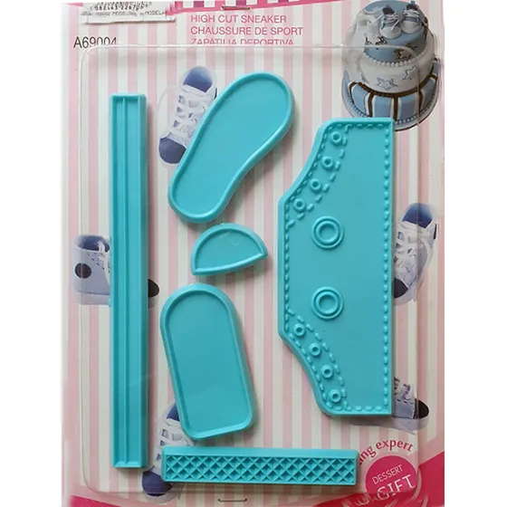 Moldes Zapatos De Bebes - Masa Fondant -  6pzs - Tortas