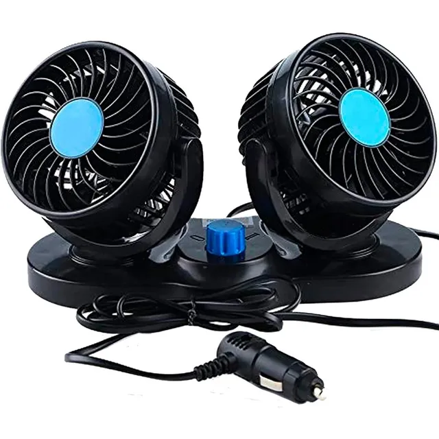 Ventilador Auto 360 Turbo Giratorio Graduable Portatil 12v