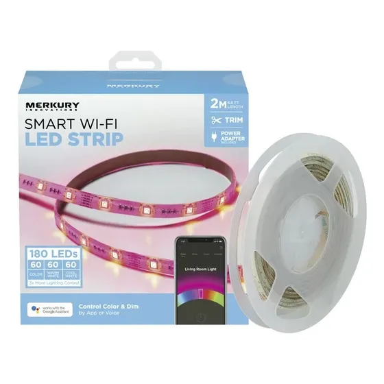 Cinta Smart Led Strip Lights 2 Metros Alexa Google