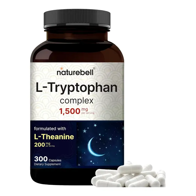 Triptofano Pastillas Para Dormir Ansiedad Estrés Mejor Animo