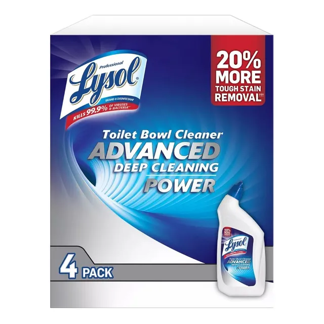 Limpiador Avanzado Para Inodoro Lysol 4 Pz