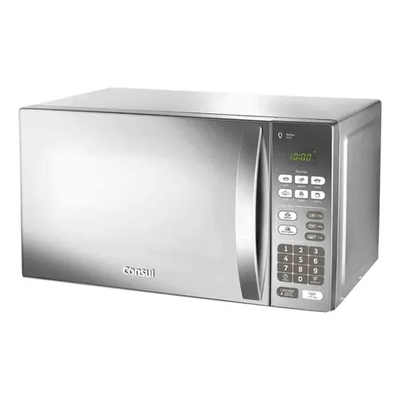 Forno De Micro-ondas Consul Cm020bf Moderno Espelhado 20l