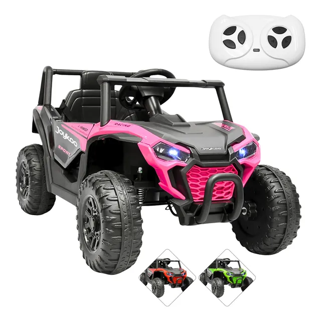 Montable Electrico Para Niños Uvt Sonido Control Remoto 12v Rosa