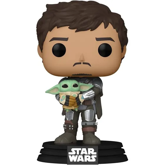 Funko Pop! Star Wars: Mandaloriano (din Djarrin) Con Grogu