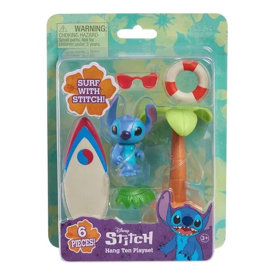 Disney Stitch Hang Ten Playset Color Multicolor