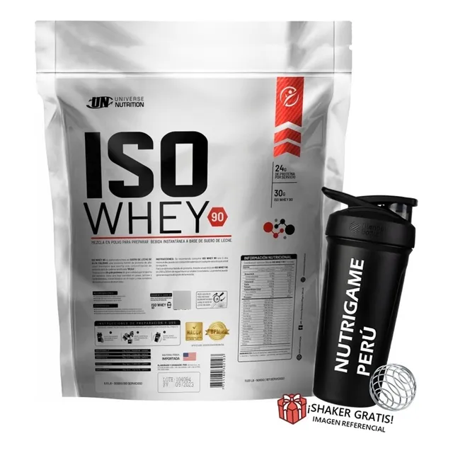 Iso Whey 90 5 Kg Proteina Isolatada +shaker - Tienda Fisica