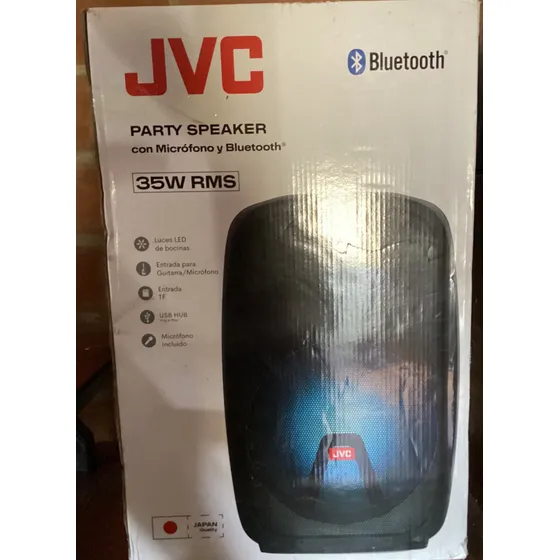 Corneta Amplificada Jvc Recargable 15' Pulgada Luces Ld