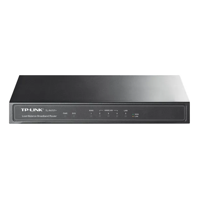 Router Balanceador de carga TP-Link R470T+ Servidor PPPoE V6.0 negro