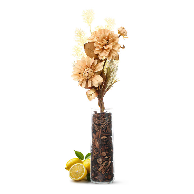 Buque De Flores Arranjo De Flores Artificiais Flores Secas Arranjo De Mesa Decoração De Sa... Buque De Flores Arranjo De Flores Artificiais Flores Secas Arranjo De Mesa Decoração De Sa...