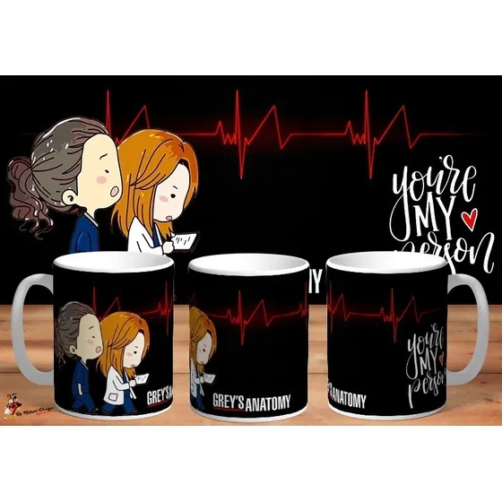 Taza De Ceramica Grey´s Anatomy 4k Art 06