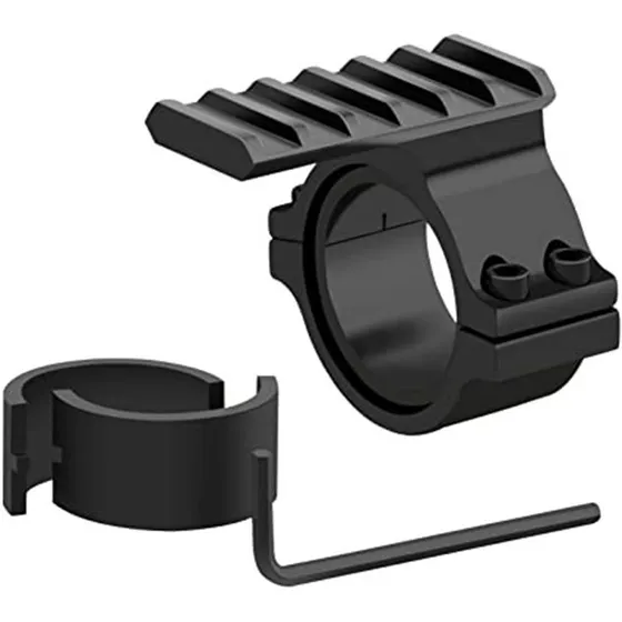 Anilla Tubo Mira Riel Picatinny Linterna Laser Adaptador