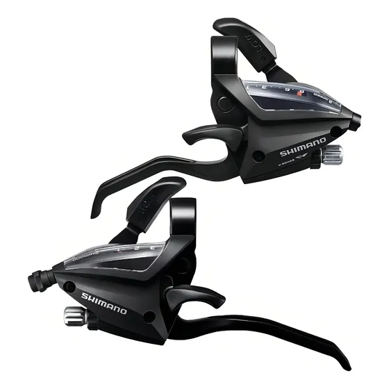 Palanca de cambio para bicicleta Shimano St-Ef500 de aluminio negro