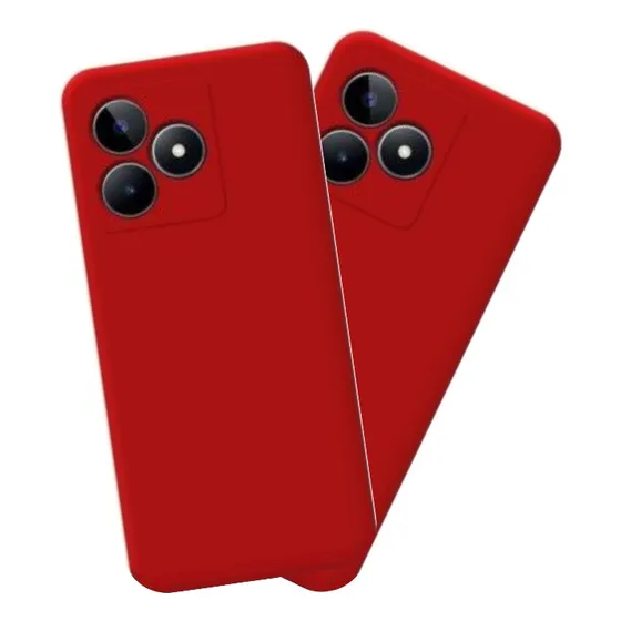 2x1 Estuche+mica Tecno Ki7 Spark 10 Pro Rojo
