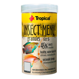 Ração Para Peixes Onívoros Tropical Insect Menu Size S 54g Ração Para Peixes Onívoros Tropical Insect Menu Size S 54g