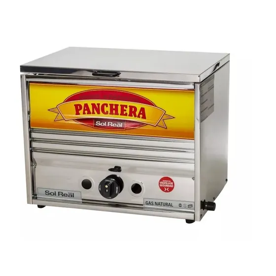Panchera A Gas Sol Real Chica Acero Inox Tacho Enlozado