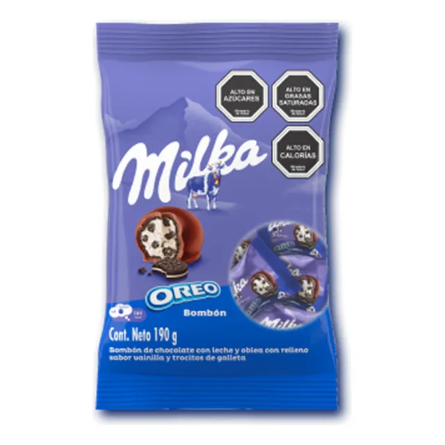 Bombón Milka Oreo Chocolate En Bolsa De 10 Und