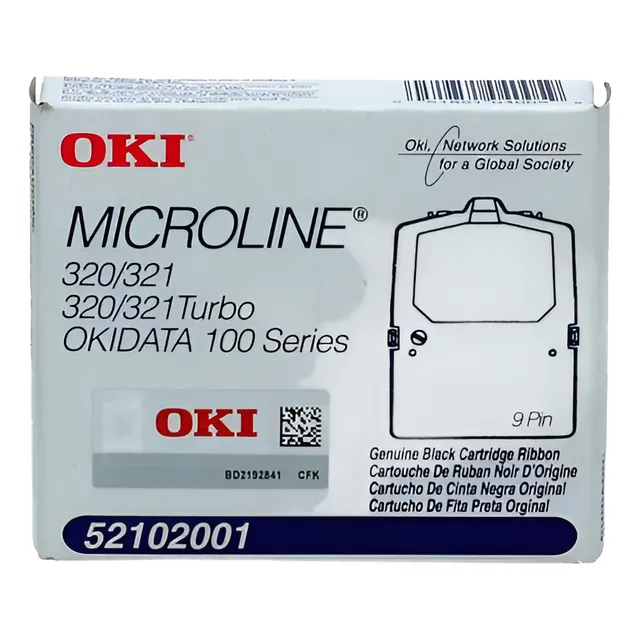 Cinta Impresión Oki Microline 320/321 Okidata 100 Series Negro