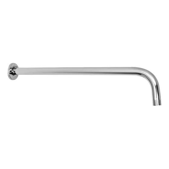 Brazo L Regadera Chapeton Hidroflud 50cm Cromo Acero Inox Acabado Brillante