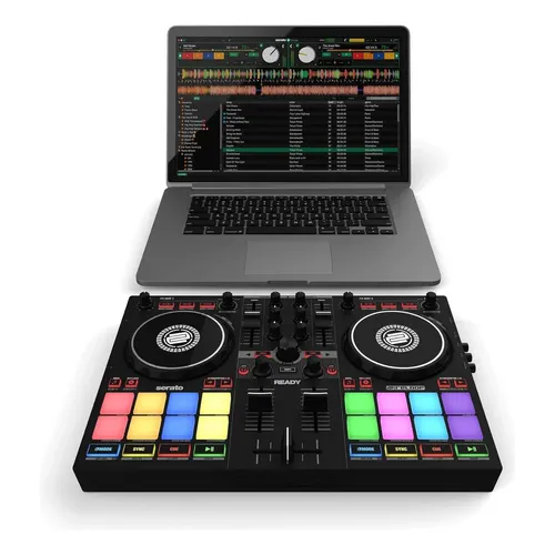 Controlador DJ Numark DJ2GO2 Touch 2 Canais Preto USB Serato